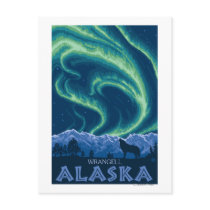 Northern Lights - Wrangell, Alaska Post Card