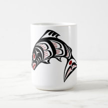 Northwest Pacific coast Haida art Coffee Mugs