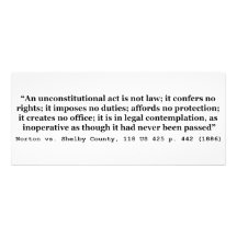 Norton v Shelby County 118 US 425 1886 Announcements