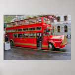Norway, Bergen, Tourist bus Print