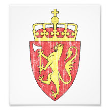 Norway Coat Of Arms Art Photo