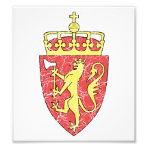 Norway Coat Of Arms Art Photo