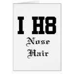 nosehair card