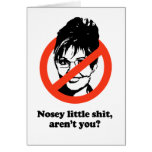 Nosey little shit, aren't you card