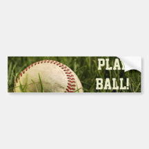 Nostalgic Baseballs Bumper Sticker