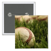 Nostalgic Baseballs Button