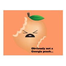 Not-A-Georgia-Peach Postcard