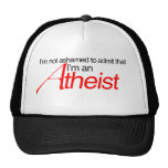 Not afraid to admit Im an atheist Mesh Hat