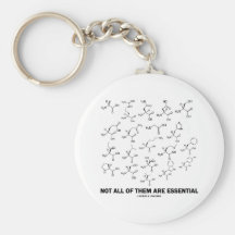 Not All Of Them Are Essential (20 Amino Acids) Key Chain