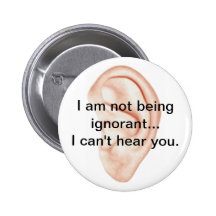 Not being ignorant Button