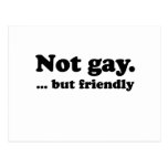 Not gay, but friendly .png postcard