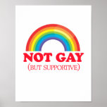 NOT GAY, but supportive Posters