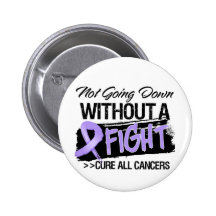 Not Going Down Without a Fight - Cancer Pin