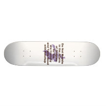 Not Meddle brown Purple dragon Custom Skate Board