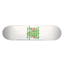 Not meddle green dragon head skateboards