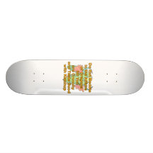 Not meddle orange dragon head skate boards