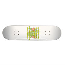 Not meddle yellow dragon head skateboard deck
