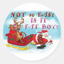 Not So easy Is it Fat Boy Sticker