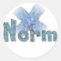 Not the Norm Round Sticker