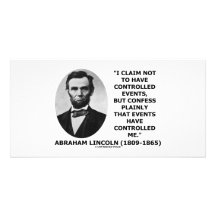 Not To Have Controlled Events Events Controlled Me Picture Card
