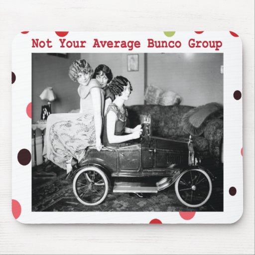 not your average bunco group mousepad