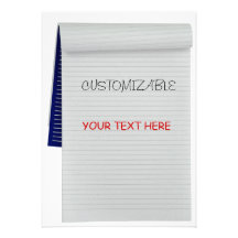 Notebook Notes Customisable Greeting Custom Announcements