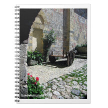 Notebook - Secluded Courtyard in Monteriggioni