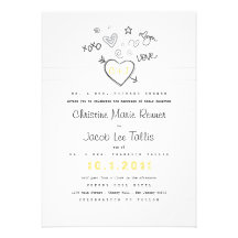 Notebook Wedding Invitation