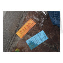 Notecard - "Bourbon Street Trash"