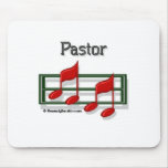 Notes Church Pastor Mouse Mats