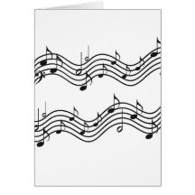Notes Greeting Cards