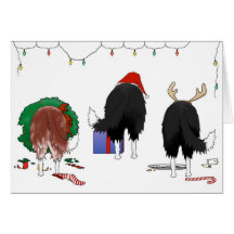 Nothin' Butt A Border Collie Christmas Cards