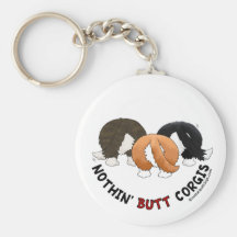 Nothin' Butt Corgis Keychain