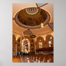 Notre Dame De Chicago Catholic Church Print