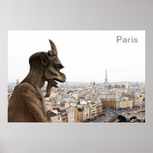 Notre Dame de Paris chimera Print