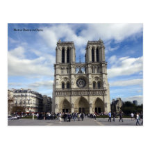 Notre Dame in Paris Postcard