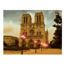 Notre Dame Post Card