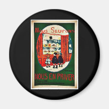 Noussaurons Fridge Magnet