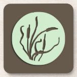 Nouveau Marsh Reeds Square Cork Coaster cork coasters
