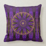 Nouveau Purple Iris Petal  Throw Pillow pillows