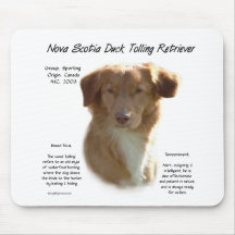 Nova Scotia Duck Tolling Retriever History Design Mousemats