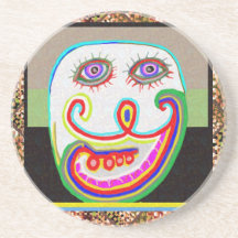 NOVINO Don't Worry Be Happy Coasters