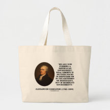 Now Forming A Republican Government Real Liberty Canvas Bags