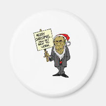 Now Get Back To Work Christmas Boss Fridge Magnet