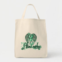 NOXIOUS TEDDY - Absinthe The Green Fairy Canvas Bag