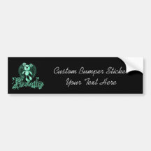 NOXIOUS TEDDY - Absinthe The Green Fairy Bumper Sticker