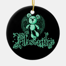 NOXIOUS TEDDY - Absinthe The Green Fairy Christmas Tree Ornaments
