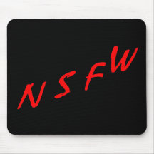 NSFW (Not Suitable For Work) Mouse Mat