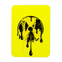 Nuclear meltdown vinyl magnet