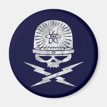 Nuclear Pirate Fridge Magnet